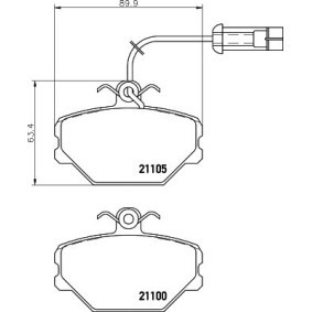 TOYOTA Wasserpumpe von HELLA