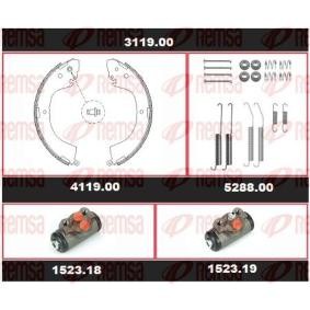 Comprar Kit frenos, disco de tambor de REMSA 3119.00 a bajo precio de 100,23 €
