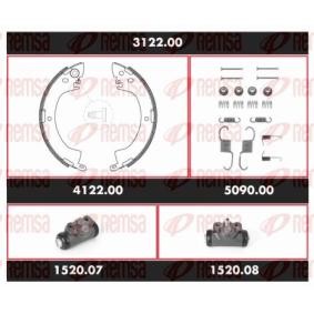 Comprar Kit frenos, disco de tambor de REMSA 3122.00 a bajo precio de 92,14 €