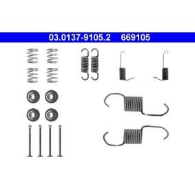 Comprar Juego de accesorios, zapatas de freno de ATE 03.0137-9105.2 a bajo precio de 19,16 €