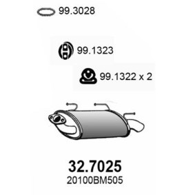 Compre Panela de escape traseira da ASSO 32.7025 a um preço baixo por 205,42 €