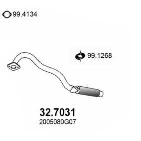 Compre Panela de escape traseira da ASSO 32.7031 a um preço baixo por 112,63 €