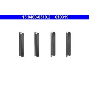 Compre Kit de acessórios, pastilhas de travão da ATE 13.0460-0319.2 a um preço baixo por 9,46 €