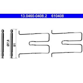 Compre Kit de acessórios, pastilhas de travão da ATE 13.0460-0408.2 a um preço baixo por 25,93 €