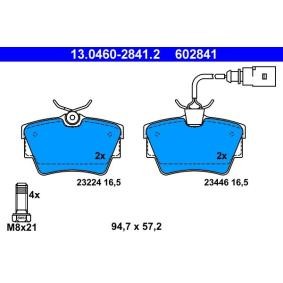 Compre Pastilhas de travão da ATE 13.0460-2841.2 a um preço baixo por 52,22 €