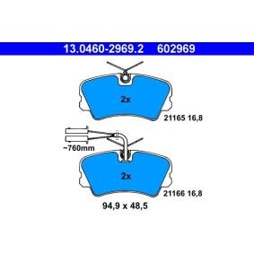Compre Pastilhas de travão da ATE 13.0460-2969.2 a um preço baixo por 64,45 €