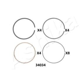 Comprar Segmento de pistón de ASHIKA 34-34034 a bajo precio de 49,43 €