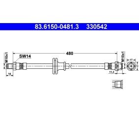 Comprar Latiguillo de freno de ATE 83.6150-0481.3 a bajo precio de 22,11 €