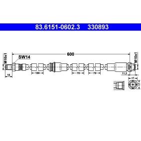 Comprar Latiguillo de freno de ATE 83.6151-0602.3 a bajo precio de 33,22 €