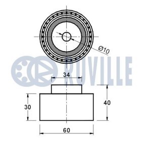 Acquista Ruota dentata, Deviazione catena distribuzione da RUVILLE 3453064 a buon mercato per soli 258,58 €