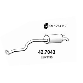 Endschalldämpfer von ASSO 42.7043