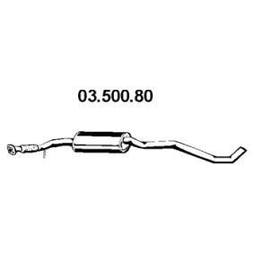 Mittelschalldämpfer von EBERSPÄCHER 03.500.80