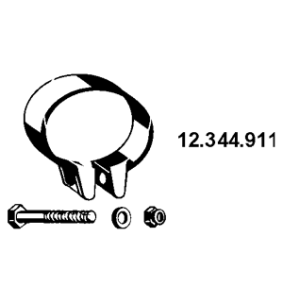 Auspuffschelle 12.344.911 von EBERSPÄCHER günstig für 4,08 € online kaufen