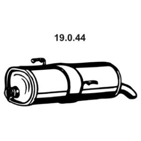 Compre Panela de escape traseira da EBERSPÄCHER 19.0.44 a um preço baixo por 61,67 €