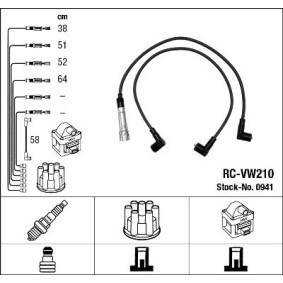 Acquista Kit cavi candele da NGK 44286 a buon mercato per soli 55,10 €