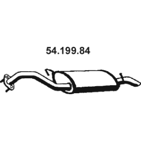 Endschalldämpfer von EBERSPÄCHER 54.199.84