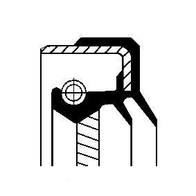 Wellendichtring, Verteilergetriebe 49370480 VOLKSWAGEN von CORTECO