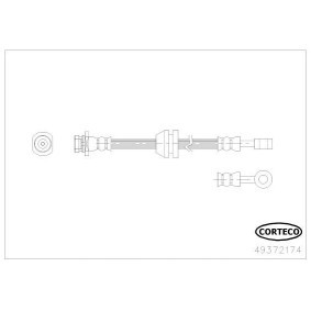 Comprar Latiguillo de freno de CORTECO 49372174 a bajo precio de 53,11 €