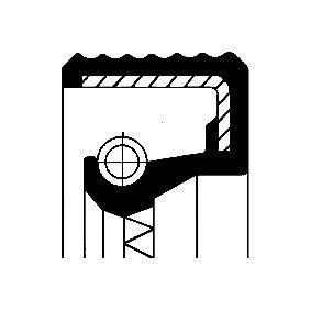 Wellendichtring, Verteilergetriebe 49376470 VOLVO von CORTECO