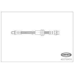Comprar Latiguillo de freno de CORTECO 49378450 a bajo precio de 61,32 €