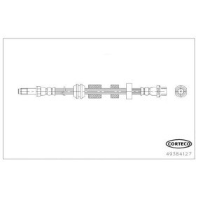 Comprar Latiguillo de freno de CORTECO 49384127 a bajo precio de 58,41 €