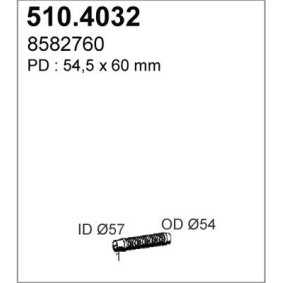 Flexrohr, Abgasanlage von ASSO günstig für 79,81 €