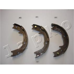 Comprar Zapata de freno de mano de JAPKO 55507 a bajo precio de 35,60 €