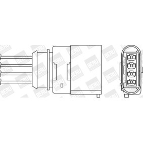 Achetez des Sonde lambda BERU OZH182 à prix pour 185,22 €