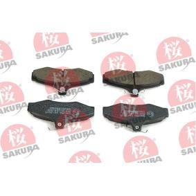 Köp Bromsbelägg av SAKURA 601-00-8360 till det låga priset 157,65 kr