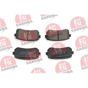 Köp Bromsbelägg av SAKURA 601-03-8805 till det låga priset 267,23 kr