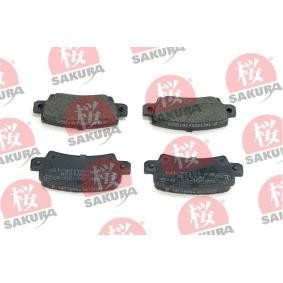 Köp Bromsbelägg av SAKURA 601-20-3720 till det låga priset 201,39 kr