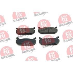 Köp Bromsbelägg av SAKURA 601-30-3580 till det låga priset 208,13 kr