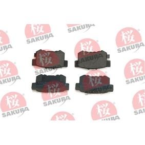 Köp Bromsbelägg av SAKURA 601-40-6605 till det låga priset 106,53 kr