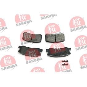 Köp Bromsbelägg av SAKURA 601-50-4280 till det låga priset 273,95 kr
