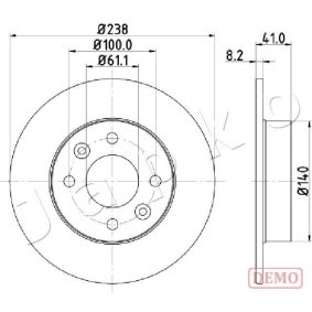 DAIHATSU Bremsscheibe von JAPKO