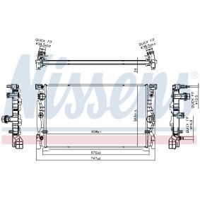 Kühler, Motorkühlung 606230