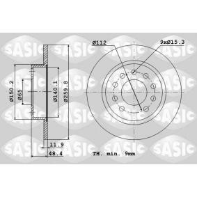 Osta Jarrulevy SASIC:llä 6106027 edullisesti hintaan 81,80 €