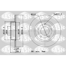 Osta Jarrulevy SASIC:llä 6106038 edullisesti hintaan 56,47 €