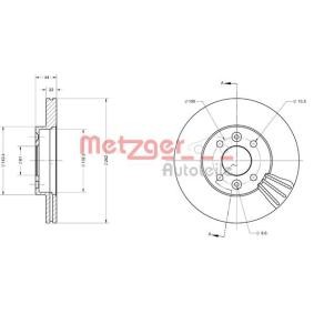 Bremsscheibe 6110406 von METZGER günstig für 35,16 € online kaufen