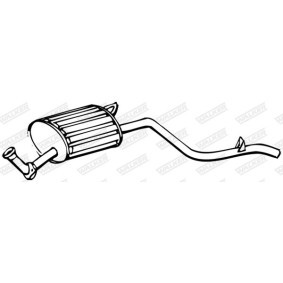 Endschalldämpfer 12404 von WALKER günstig für 92,19 € online kaufen