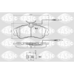 Acquista Kit pastiglie freni da SASIC 6210007 a buon mercato per soli 41,05 €