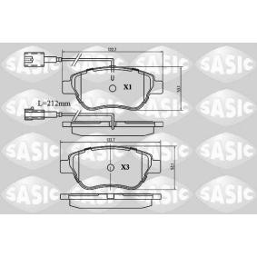 Compre Pastilhas de travão da SASIC 6210015 a um preço baixo por 39,00 €