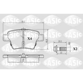 Achetez des Plaquettes de frein SASIC 6210023 à prix pour 29,56 €