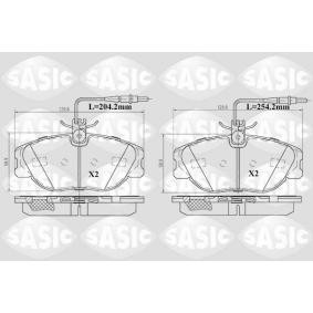 Acquista Kit pastiglie freni da SASIC 6210028 a buon mercato per soli 38,89 €