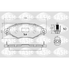 Achetez des Plaquettes de frein SASIC 6210033 à prix pour 27,23 €
