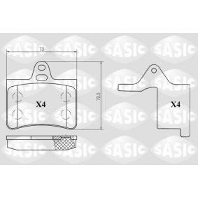Compre Pastilhas de travão da SASIC 6210034 a um preço baixo por 25,86 €