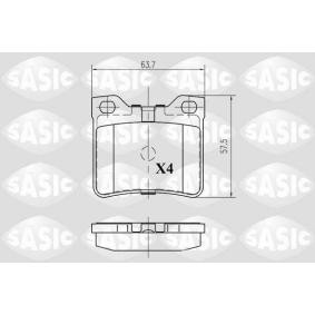 Achetez des Plaquettes de frein SASIC 6210041 à prix pour 26,22 €