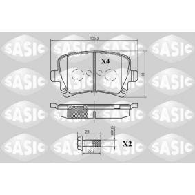 Bremsbeläge für SKODA von SASIC