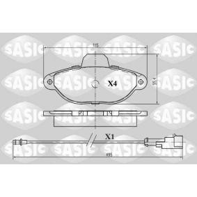 Compre Pastilhas de travão da SASIC 6216010 a um preço baixo por 29,18 €