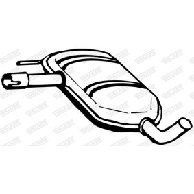 VOLKSWAGEN Mittelschalldämpfer von WALKER